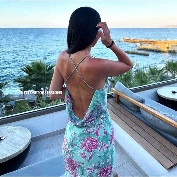 ZARA BLOGGER FAVE!!! Flowy Midi Dress NWT - Picture 14 of 16